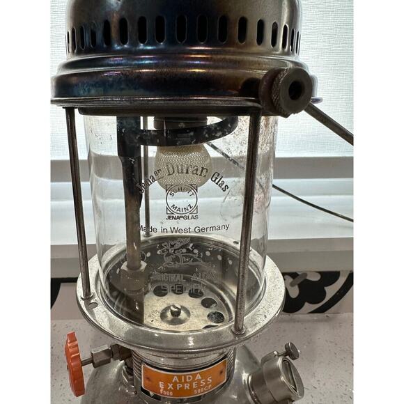 VINTAGE AIDA EXPRESS 1500 RECORD 500 CP PARAFFIN LANTERN 2172 Made in GERMANY - Picture 4 of 7